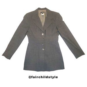 Bebe Grey Blazer - Size 6 - image 1